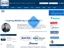 Tablet Screenshot of macra.org.my